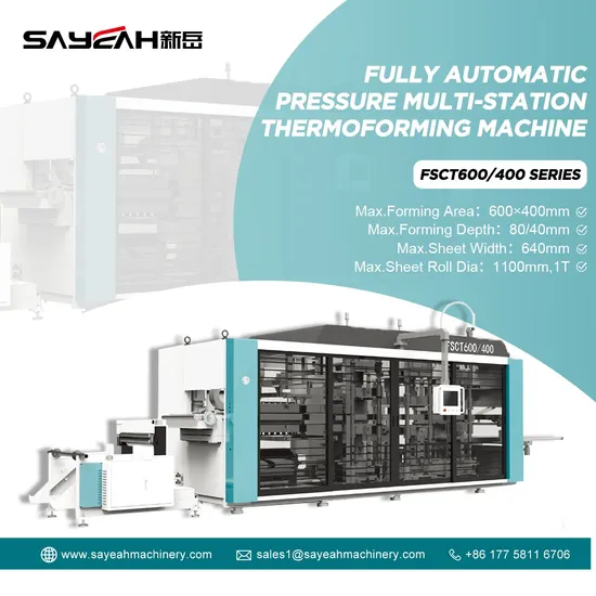 Toy Electric Switch Cutlery Blister Packing Plastic Tray Making Machine