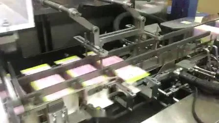 Automatische Kartoniermaschine für Seidenpapier/Papierhandtücher/Feuchttücher/Desinfektionstabletten/Gesichtsmasken. Kartonverpackungsmaschine