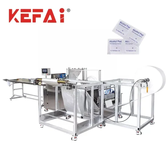 Kefai Reinigungs-Alkohol-Tupfer-Gewebeverpackungsmaschine, Alkohol-Feuchtwischmaschine